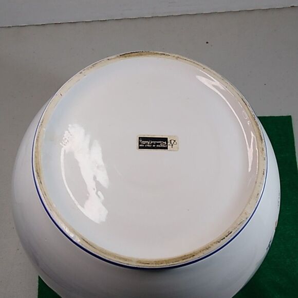 Vintage Rosenthal Netter Cobalt Blue Art Pottery Kitchen Ceramic Cookie Jar - Picture 7 of 10